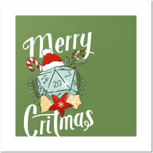 Merry Critmas D20 Posters and Art